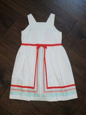 NWT Janie and Jack Sundeck Social Scarf Print Dress Size 3